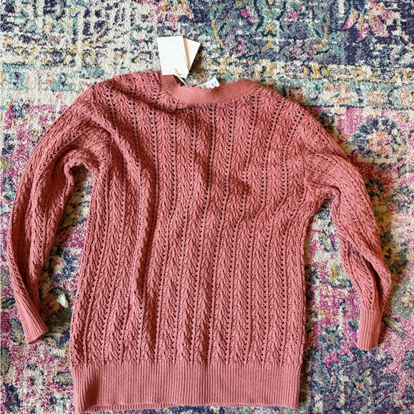 Aritzia Wilfred Earthen Red Cardigan NWT - Picture 4 of 5